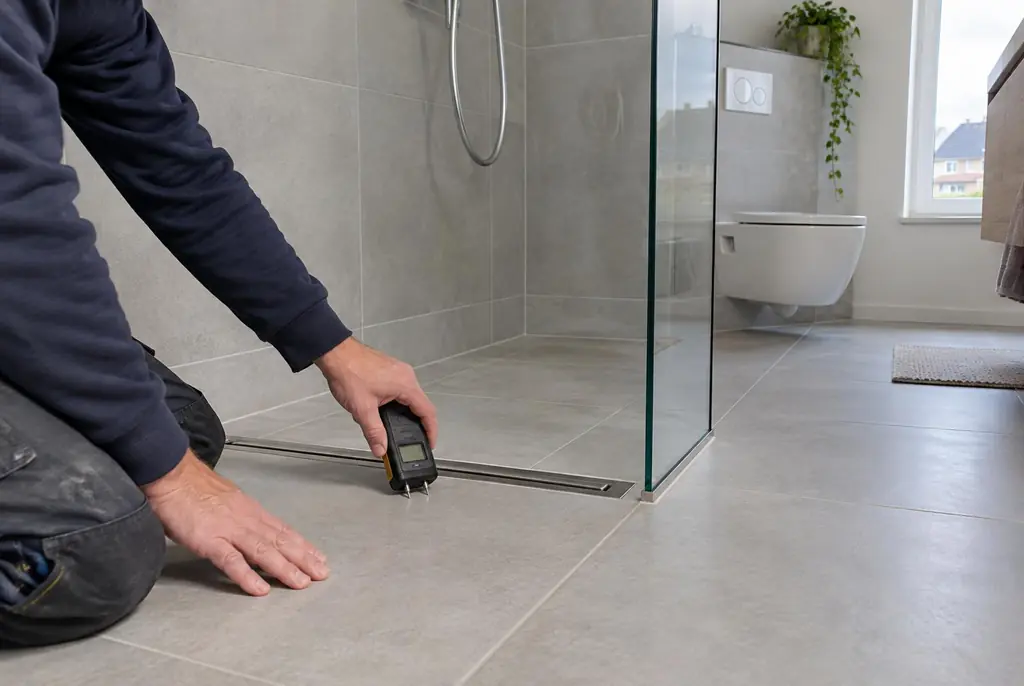 Lekdetectie Buren – badkamer in een nieuwbouwwoning
